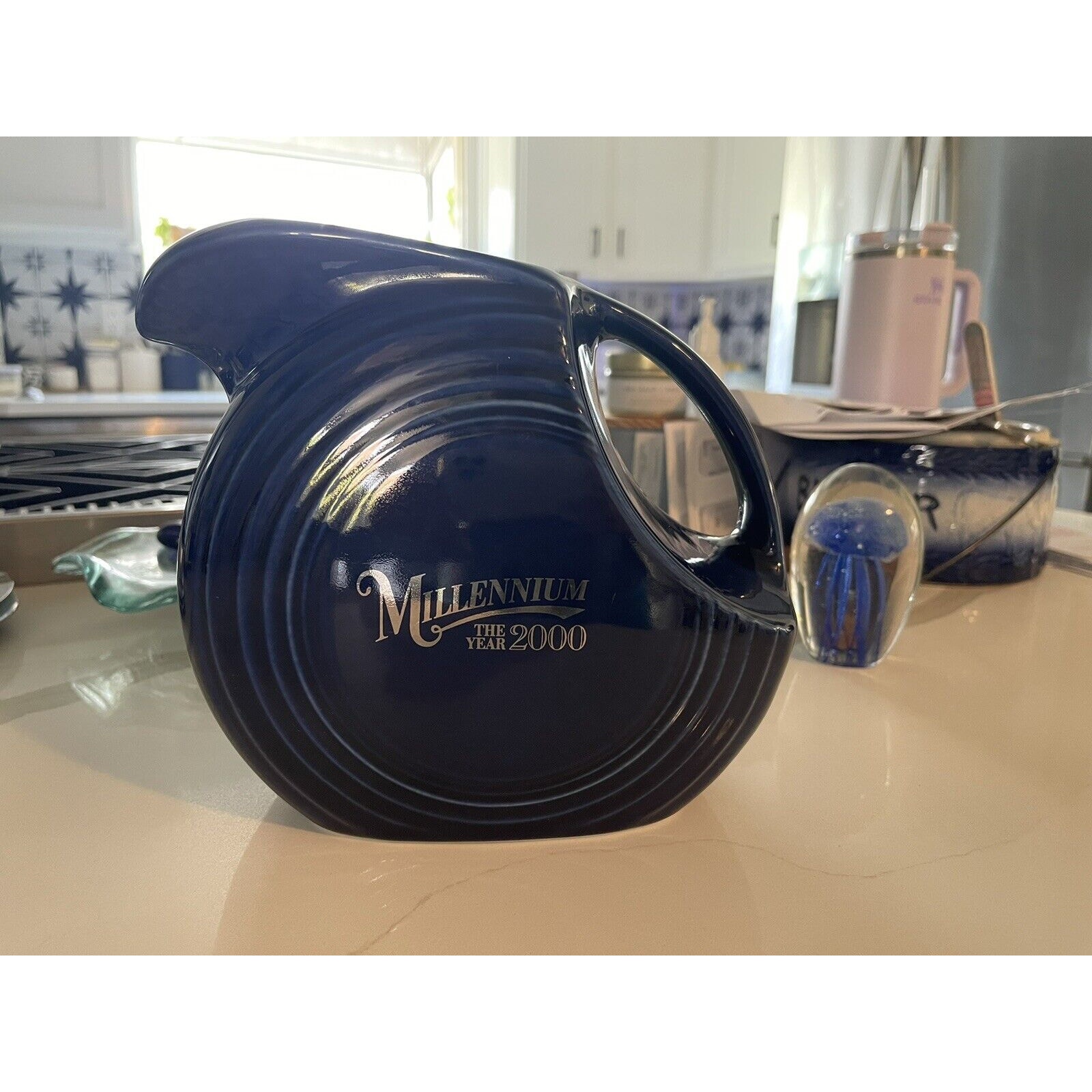 Fiestaware Cobalt Millennium Large Pitcher