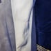 Vintage 70s Jeannene Booher 3pc Set Blue Velvet Genie Outfit Skirt Top & Blouse