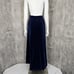 Vintage 70s Jeannene Booher 3pc Set Blue Velvet Genie Outfit Skirt Top & Blouse