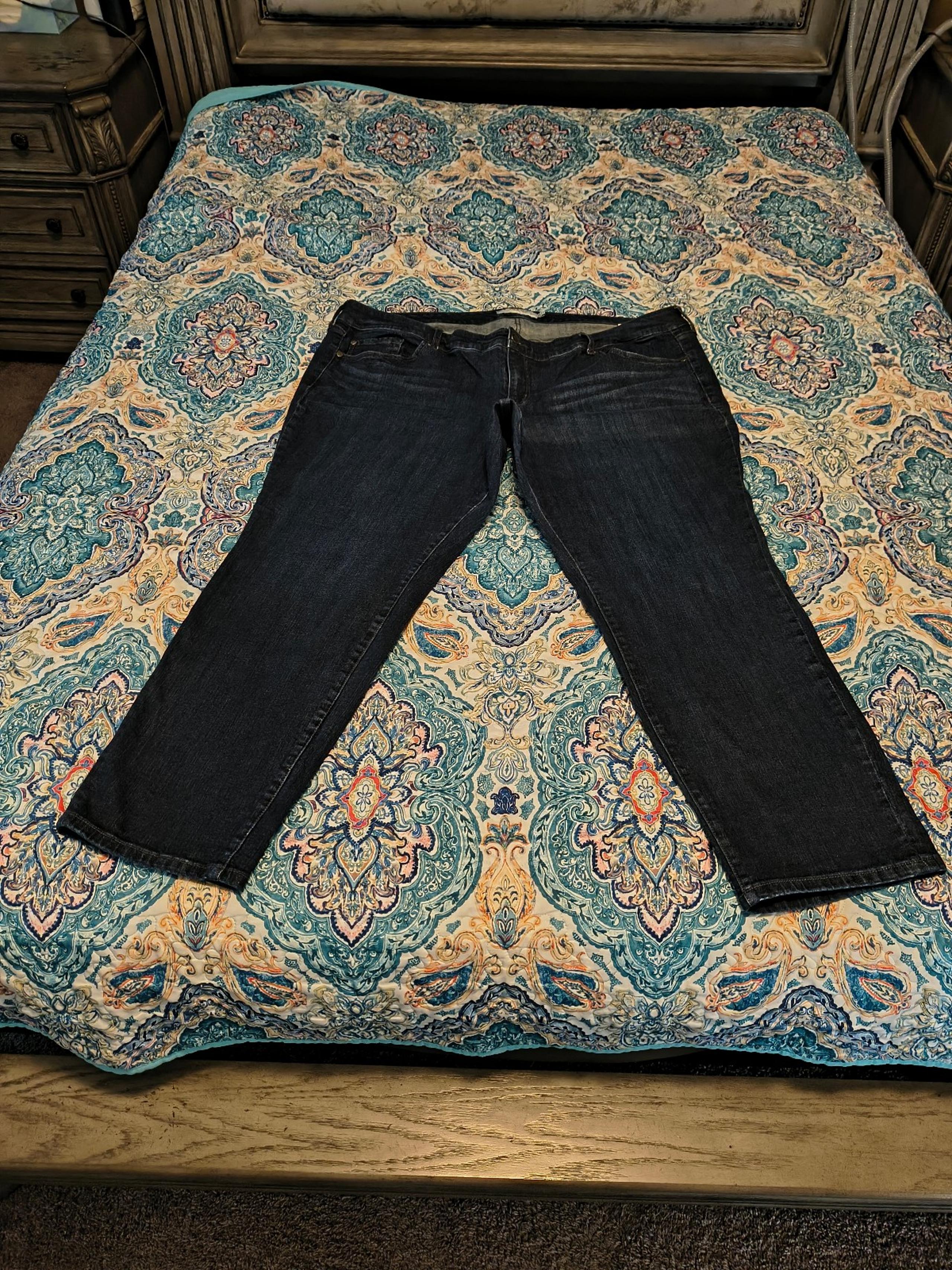 Torrid Blue Ankle Cropped Boyfriend Jeans Size 26 Short