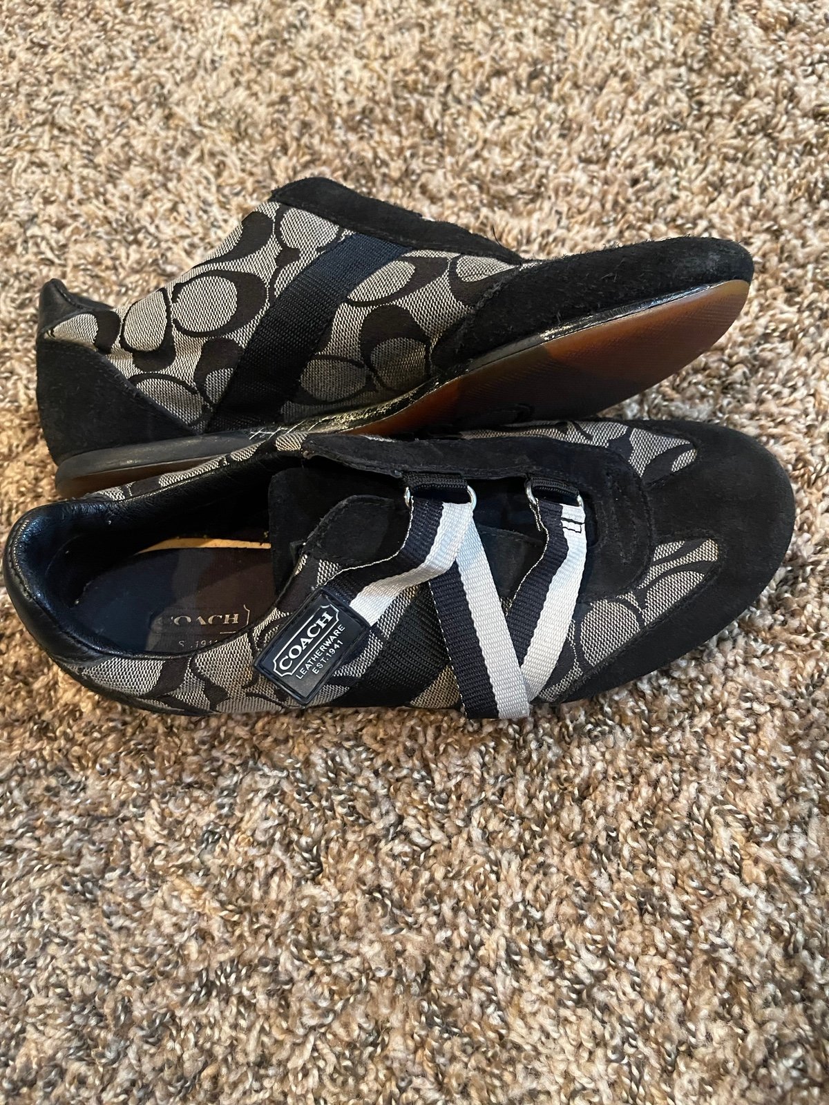 Coach velcro sneakers 2025
