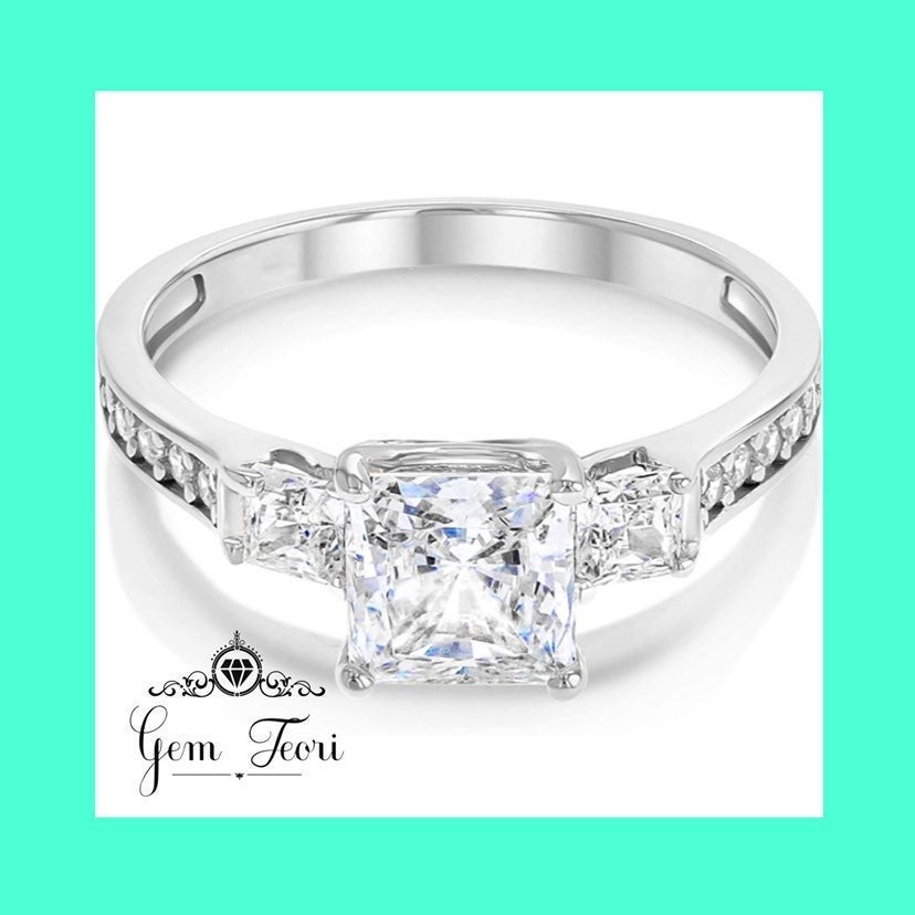 14K Yvonne Diamond Engagement Ring WG