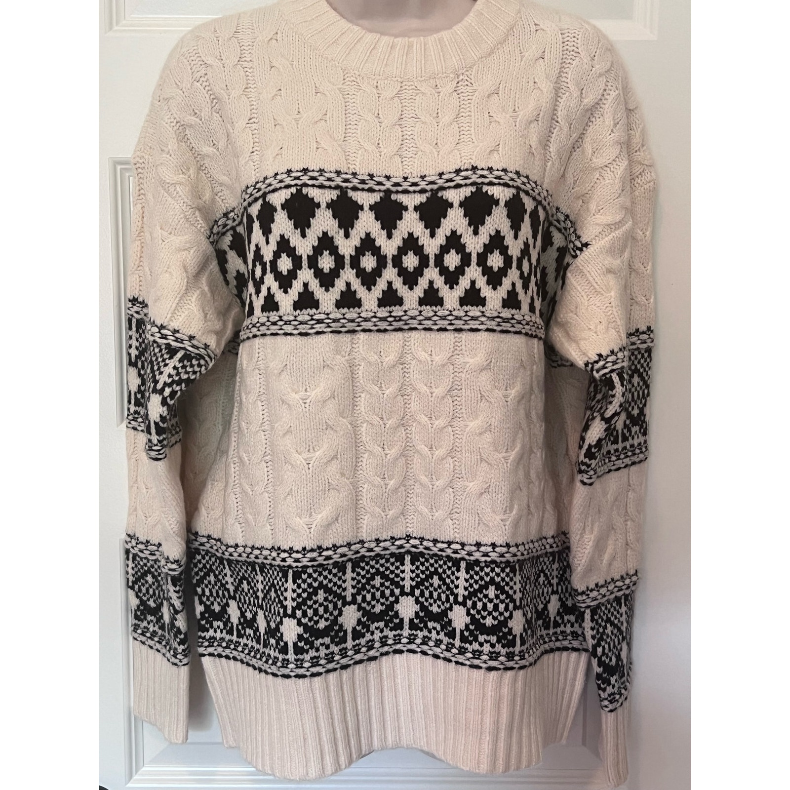 Line and Dot Montana Faire Isle Sweater, Size Small, NWT