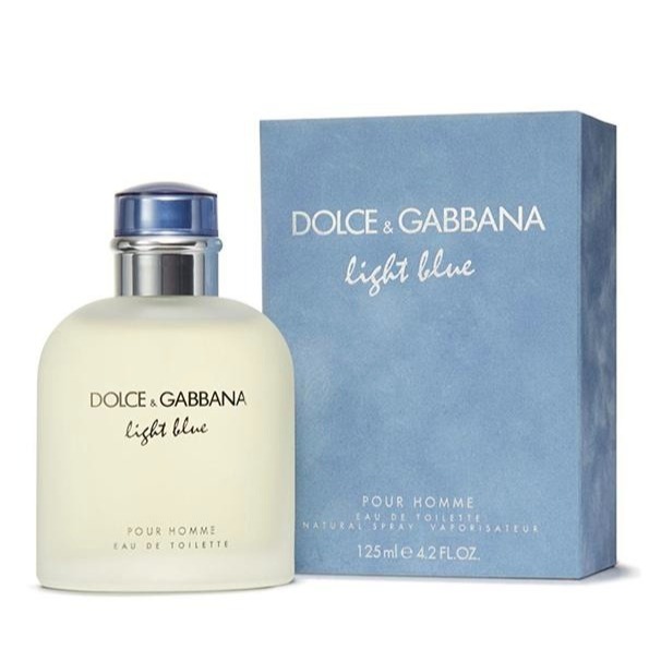Dolce & Gabbana Light Blue for Men Eau De Toilette 4.2 oz