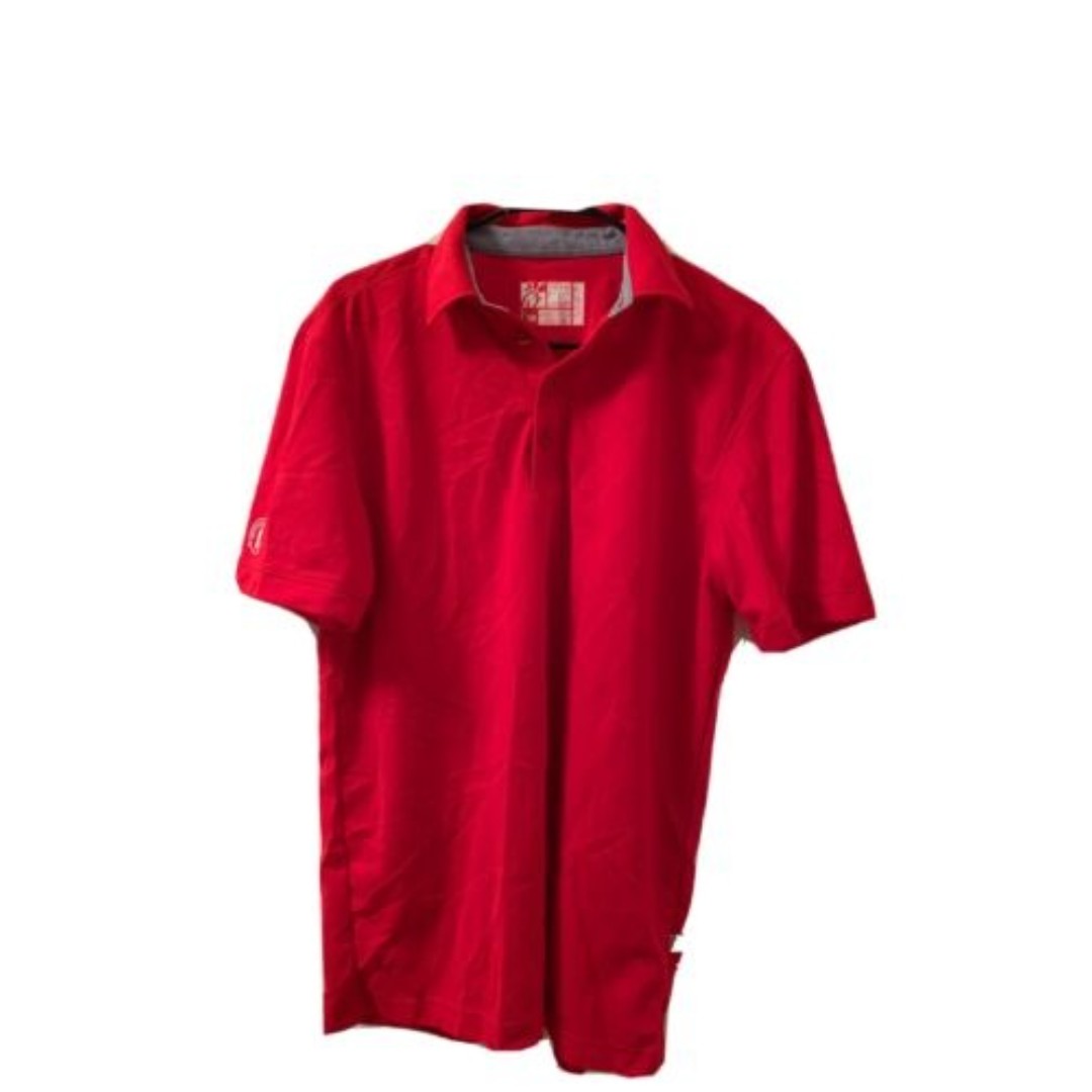 Chick-Fi-La Men's Polo Shirt Work/Uniform 1pc Size Medium Red