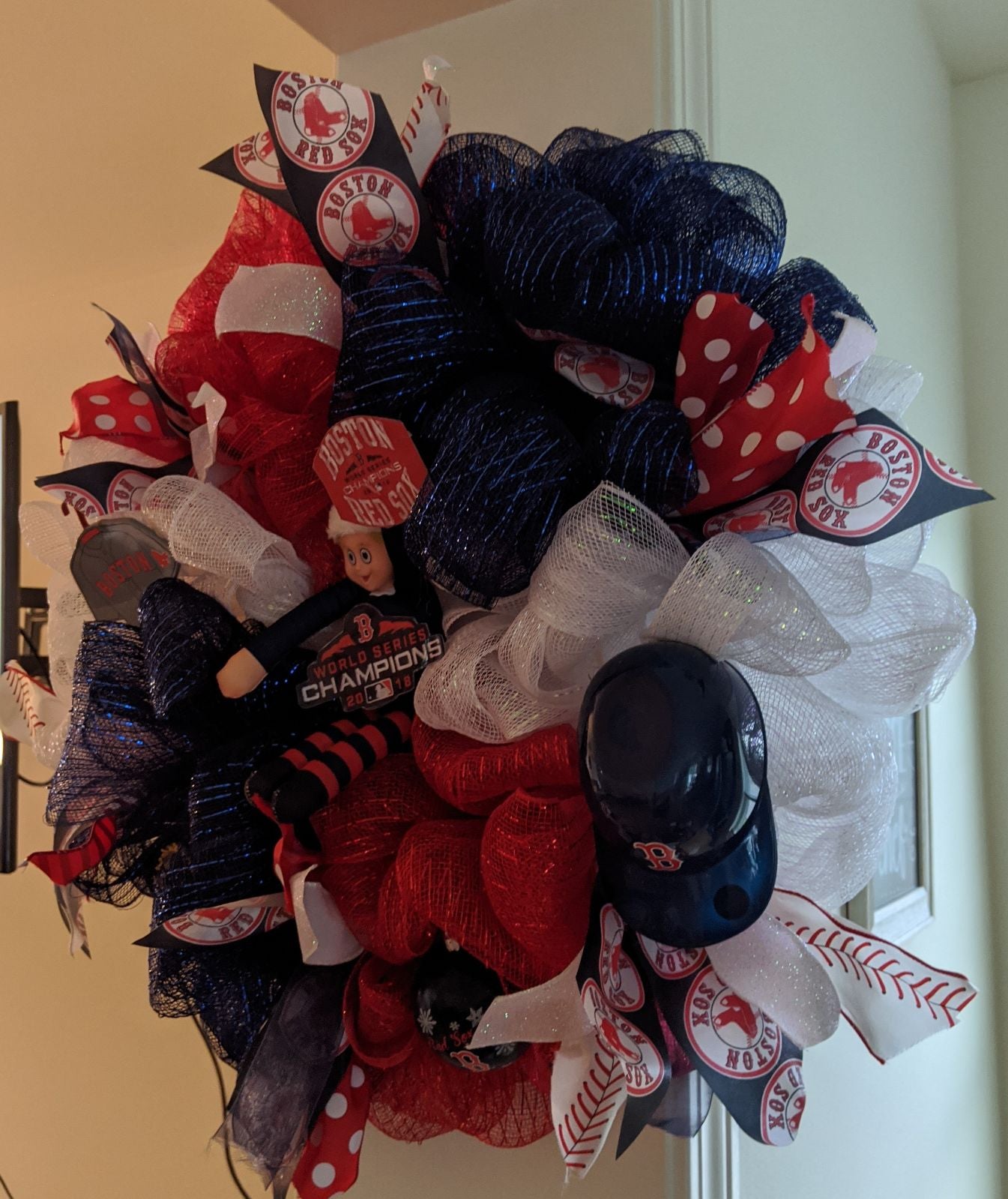 Boston Red Sox Wreath