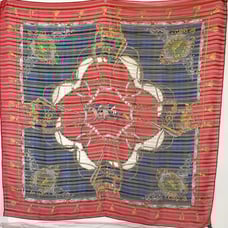 Polo Ralph Lauren Silk Scarf Horse Race
