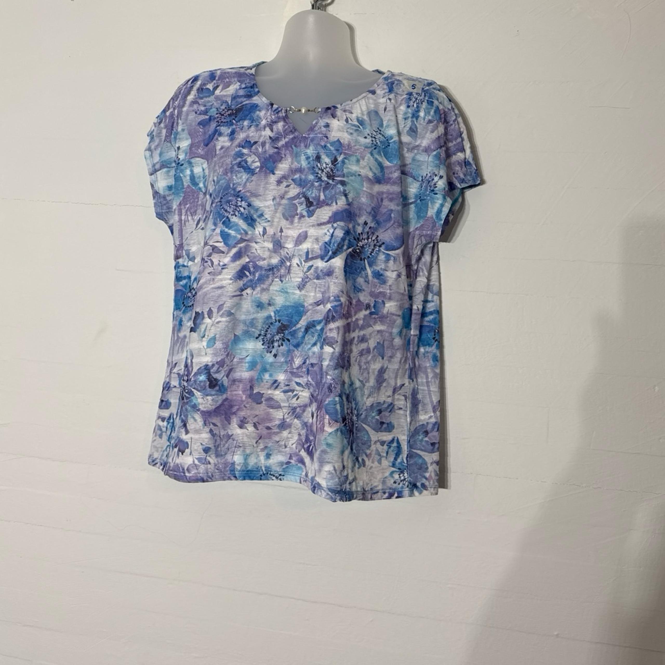 2156 Rebecca Malone Size L Women Blouse