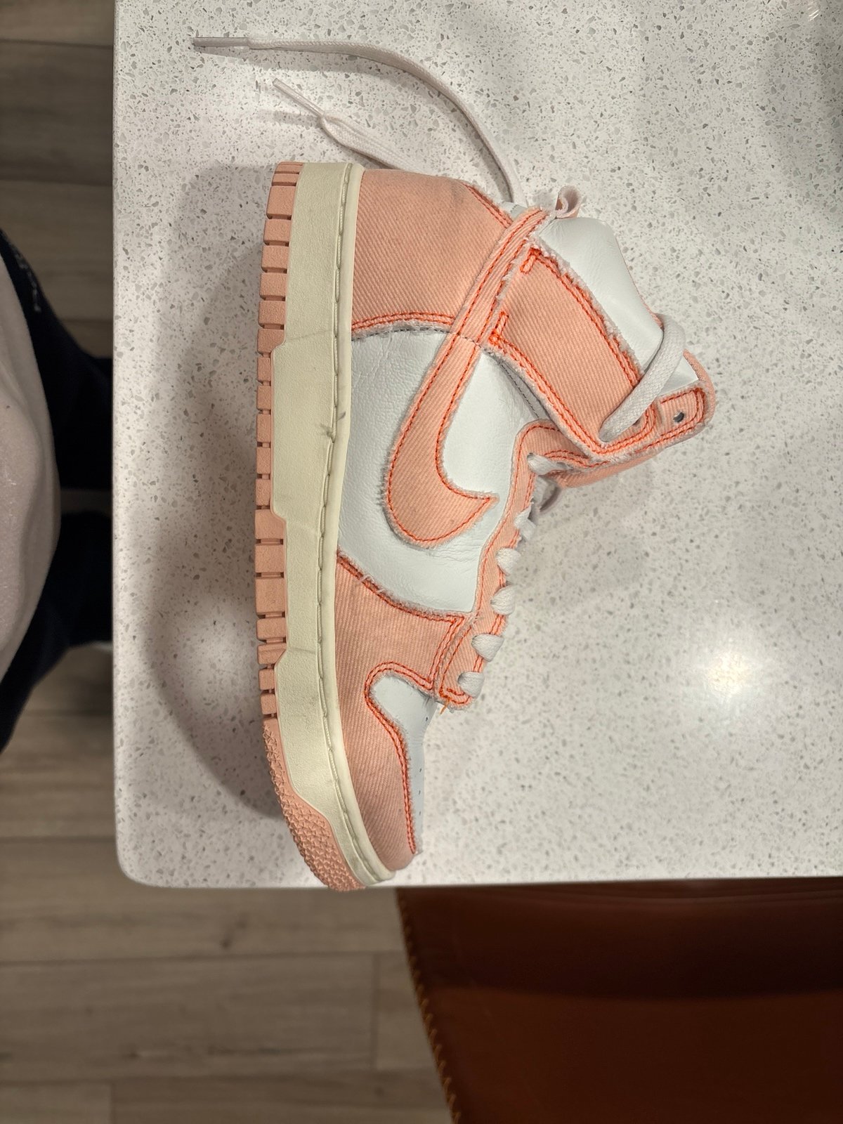 Nike Dunk Women Size 7 Hi Top 1985 Athletic Shoes Retro Artic Orange