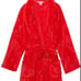VICTORIA'S SECRET COZY RED ROBE NEW