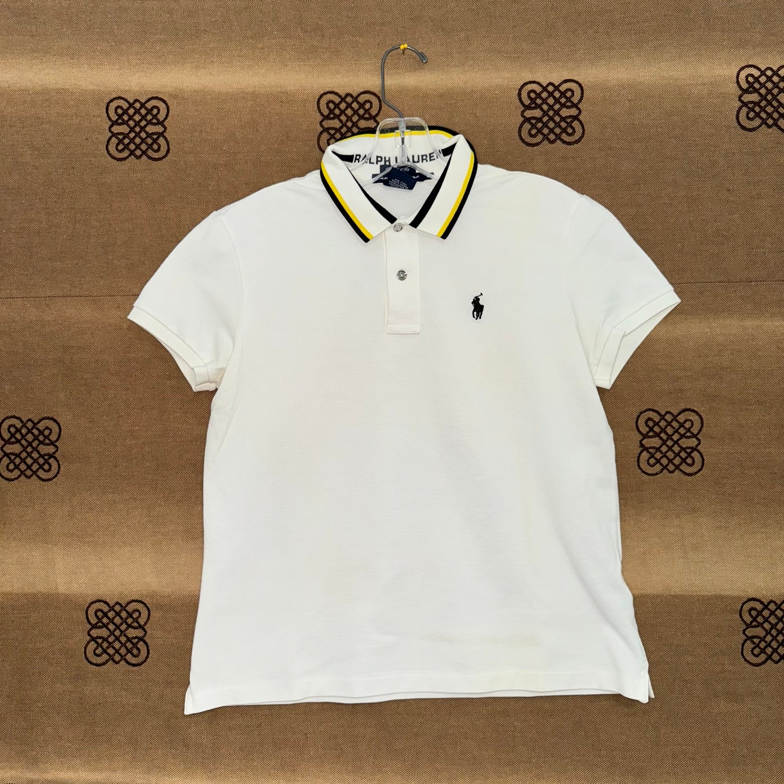 Ralph Lauren Golf White Polo Shirt Size M Excellent Condition