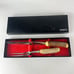 Hoffritz Stag Antler Carving Set Knife Fork Horn Handles Vintage POOR England