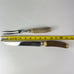 Hoffritz Stag Antler Carving Set Knife Fork Horn Handles Vintage POOR England
