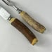 Hoffritz Stag Antler Carving Set Knife Fork Horn Handles Vintage POOR England