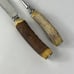 Hoffritz Stag Antler Carving Set Knife Fork Horn Handles Vintage POOR England