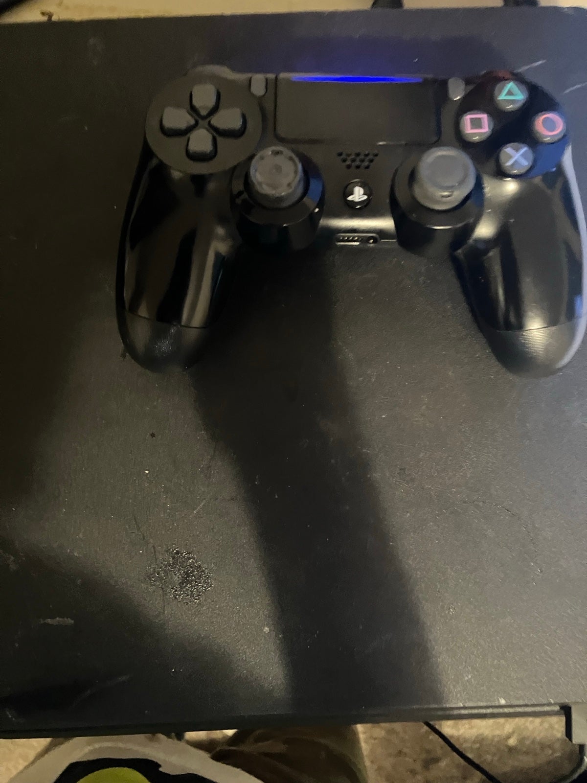 Playstation 4 with controller