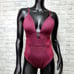 Kenneth Cole Wonder Sexy Solids Mesh Inset Push Up Tummy Control 1pc Swimsuit