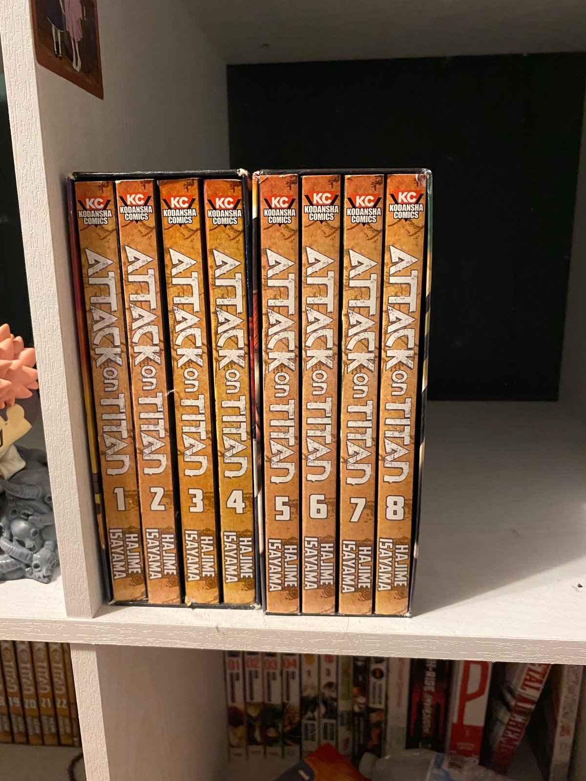 Attack On Titan Manga 1-8