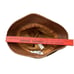 Misa harada Leather Brown Lady Hat Size P Made In England