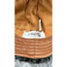 Misa harada Leather Brown Lady Hat Size P Made In England