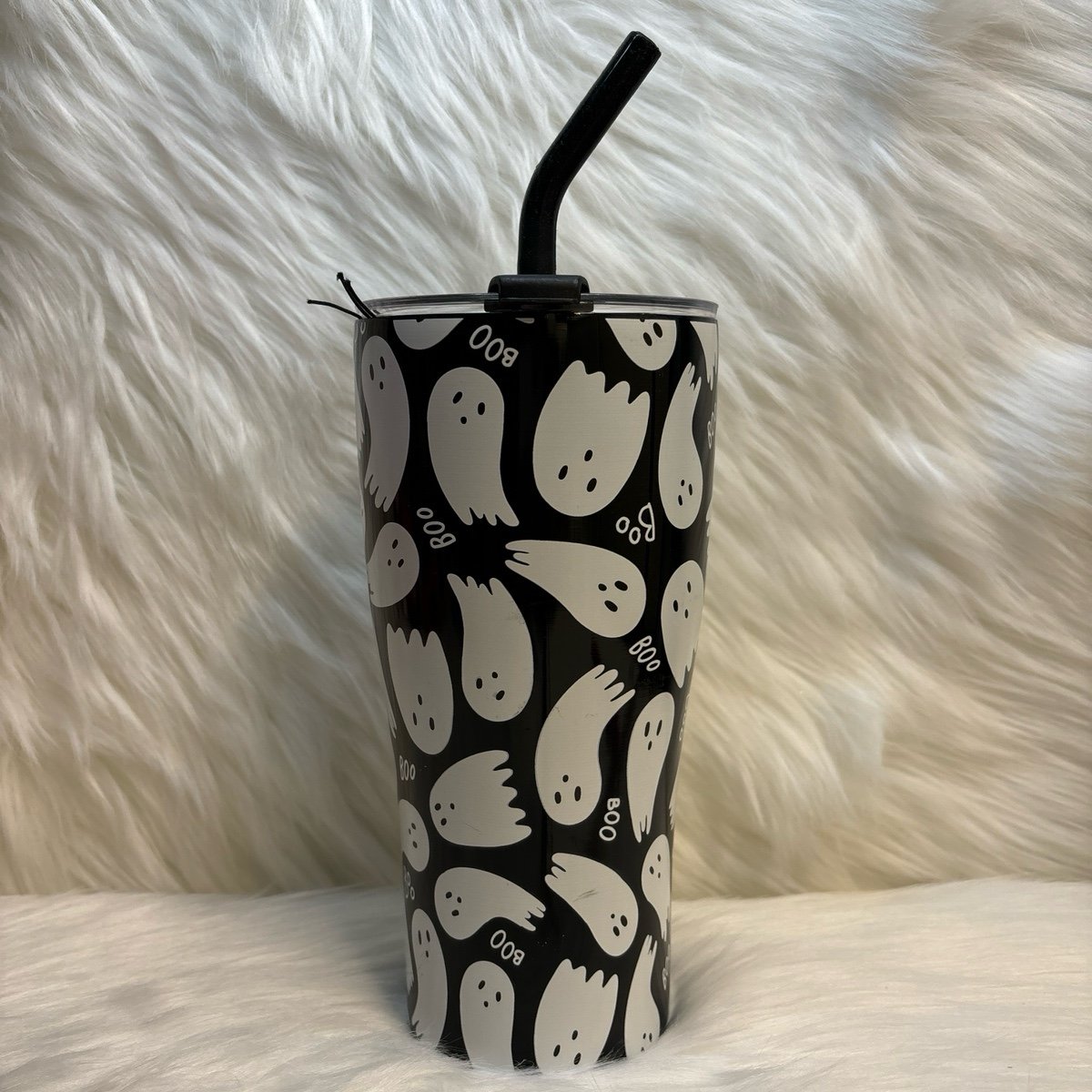 Pink Ghosts Boo Tumbler