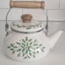 Lenox Holiday Dimension Tea Kettle with Wooden Handle & Knob