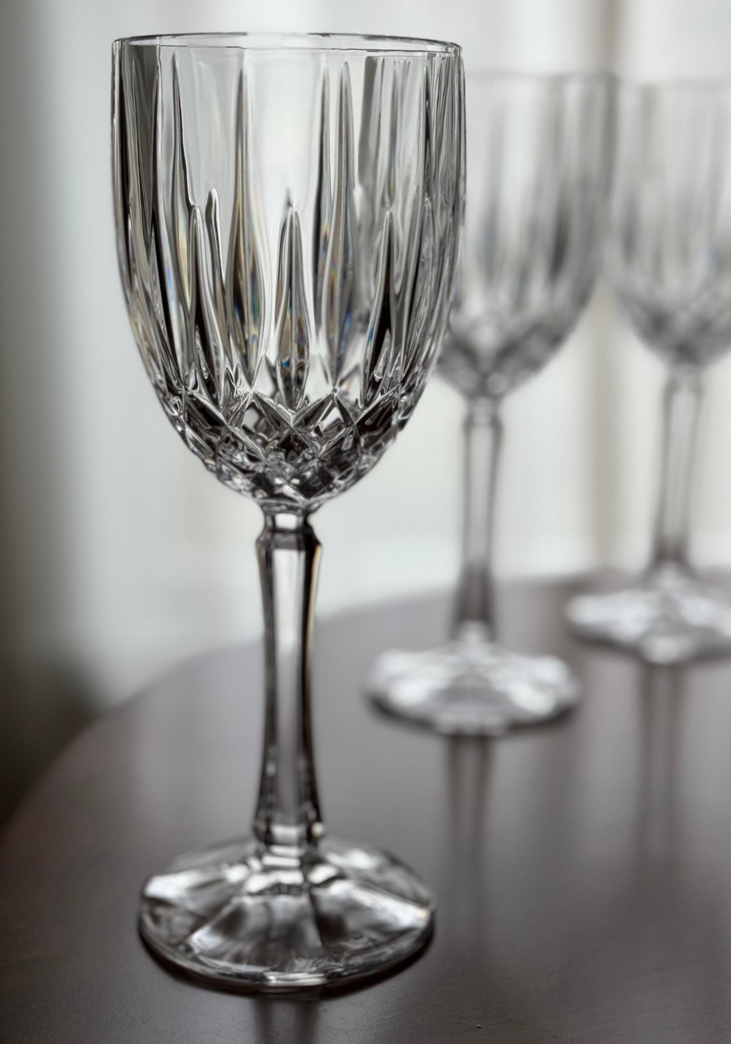 Gorham Crystal Regalta Wine Glasses - 6