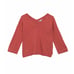 NWT Madewell Lightweight Double V-Neck Sweater in Lipstick Size S Nordstrom
