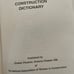 Construction Dictionary