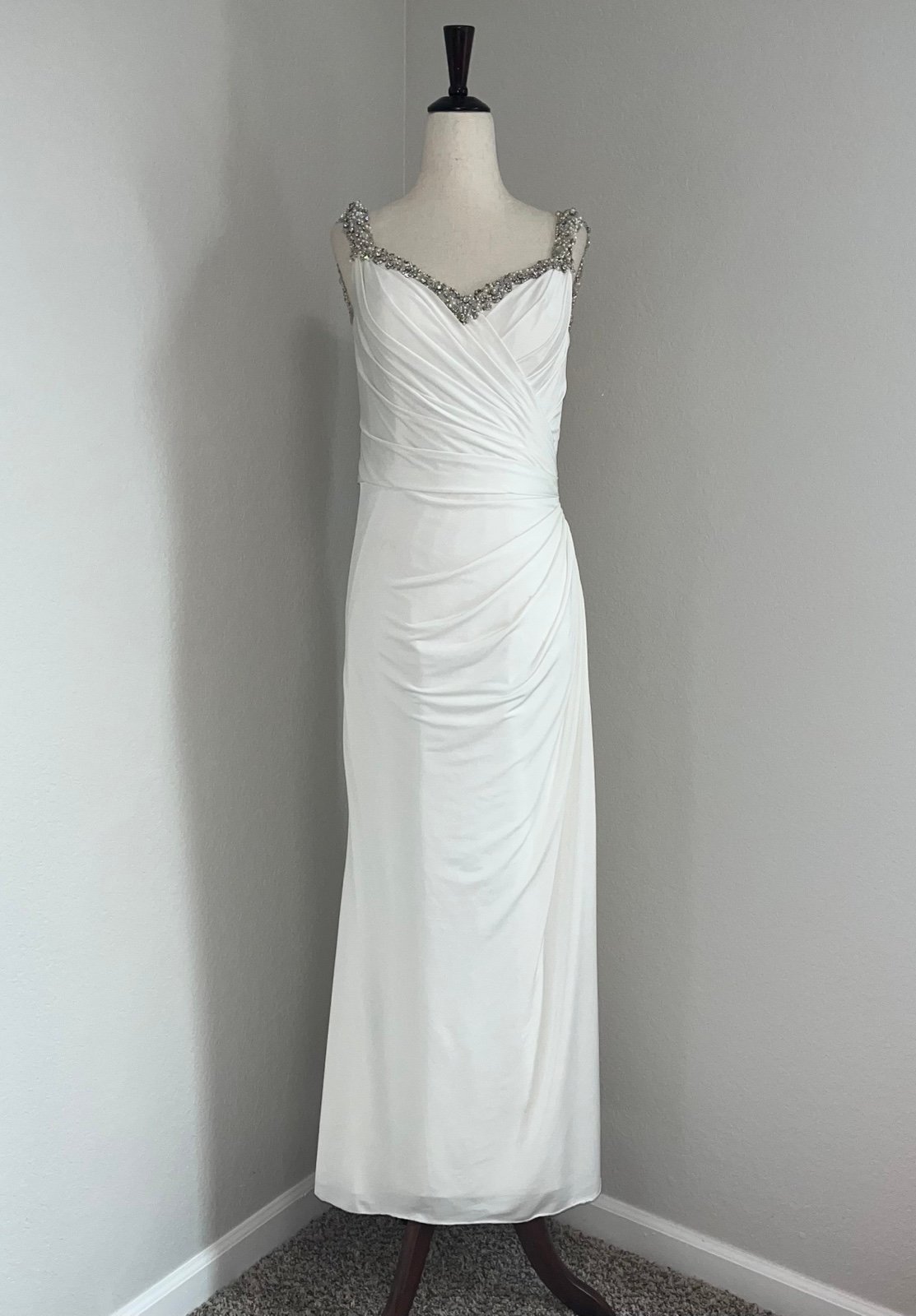 Justin Alexander Wedding Dress and Veil