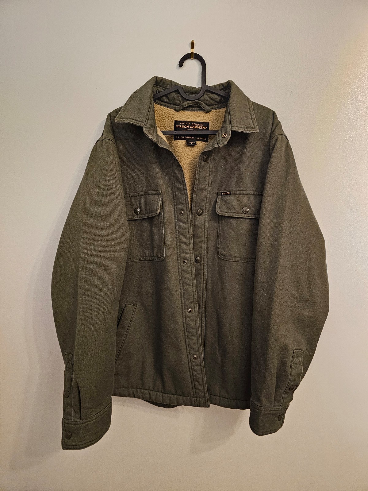 Filson Fleece Lined Jac-shirt
