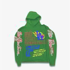 Homme Femme X Kool Kiy LA Riots Hoodie Green