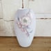 Vintage Bing & Grondahl Vase White Pink Flowers