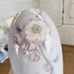 Vintage Bing & Grondahl Vase White Pink Flowers