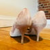 J.Crew Dulci Suede Kitten Heels in Kraft Brown Tan Neutral Taupe Pumps Size 8.5