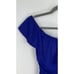 La Blanca Tummy Control Ruffle Off Shoulder One Piece Swim Womens 4 Blue Island