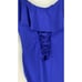 La Blanca Tummy Control Ruffle Off Shoulder One Piece Swim Womens 4 Blue Island