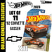 LOT OF 11: '62 CORVETTE GASSER HOT WHEELS ORANGE 2023 DOLLAR GENERAL EXCLUSIVE!!