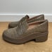 NEW Cole Haan Women's Westerly Loafer Slip-On Irish Coffee Croc Print Leather