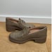 NEW Cole Haan Women's Westerly Loafer Slip-On Irish Coffee Croc Print Leather