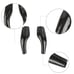 NEW Tesla Model 3 & Y Real Carbon Fiber Steering Wheel Paddle Shift Trim Cover