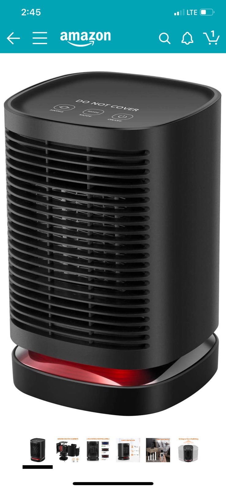 Personal Space Heater