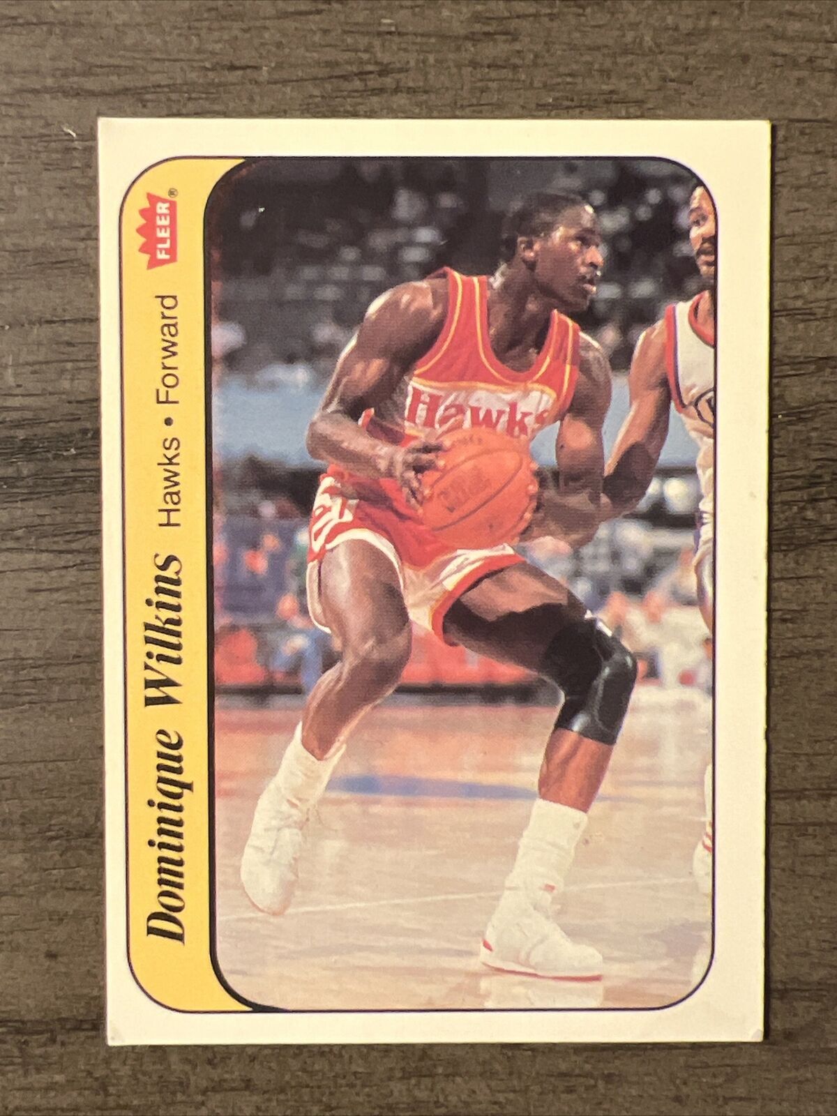 1986-87 Fleer Sticker # 11 Dominique Wilkins NM-MT SUPER CLEAN