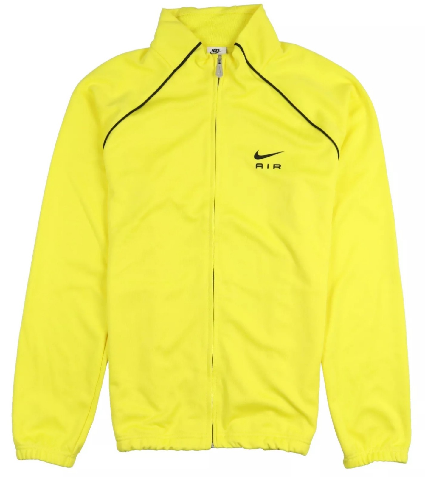 NIKE Air PK Full Zip Track Jacket sz M Medium Yellow Black Max Retro Men Use