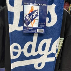 Los Angeles Dodgers towel
