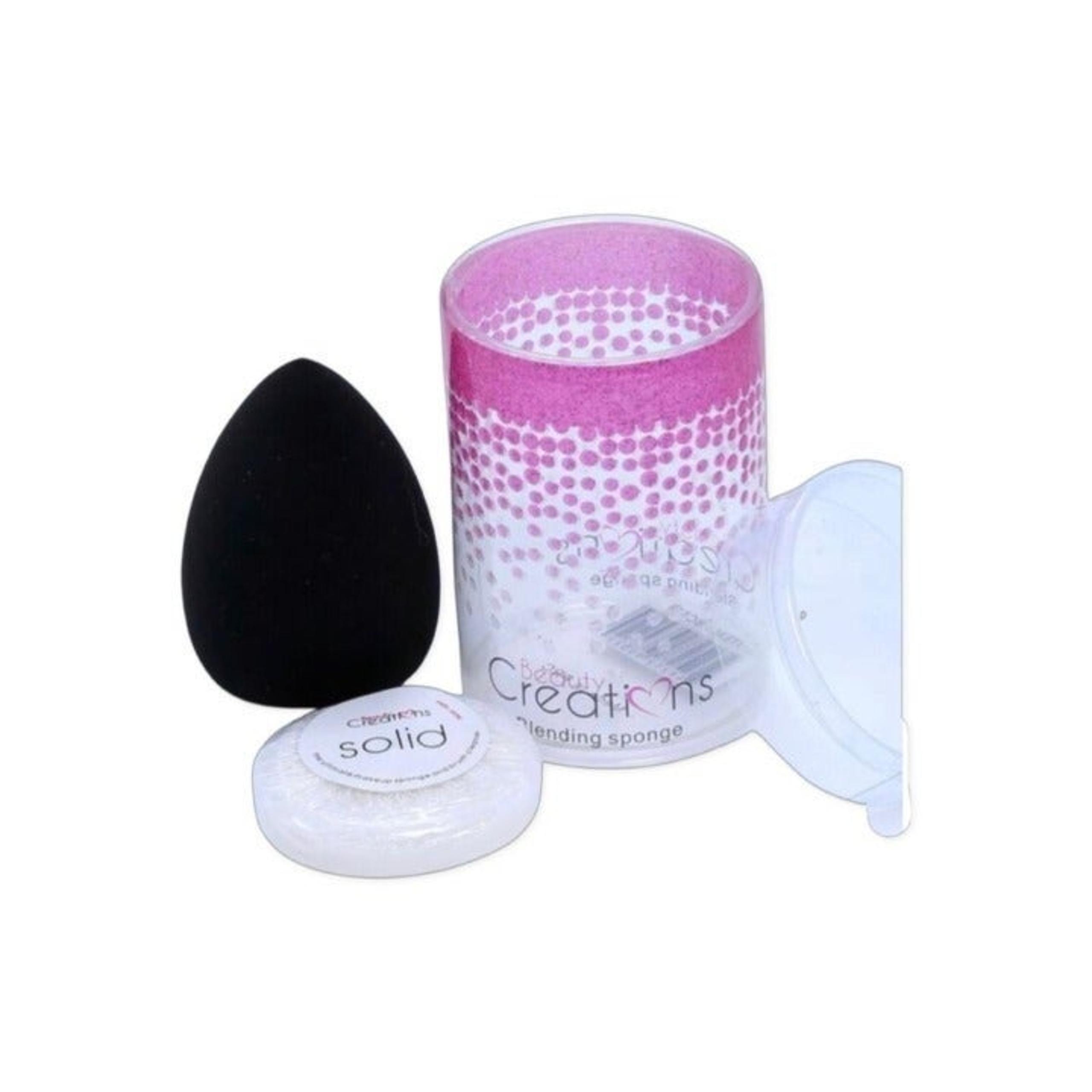 Blending Sponge with soap, black color / beauty Creations / 1-J18-R