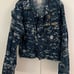 US NAVY Cropped Blue Camo Blouse