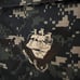 US NAVY Cropped Blue Camo Blouse
