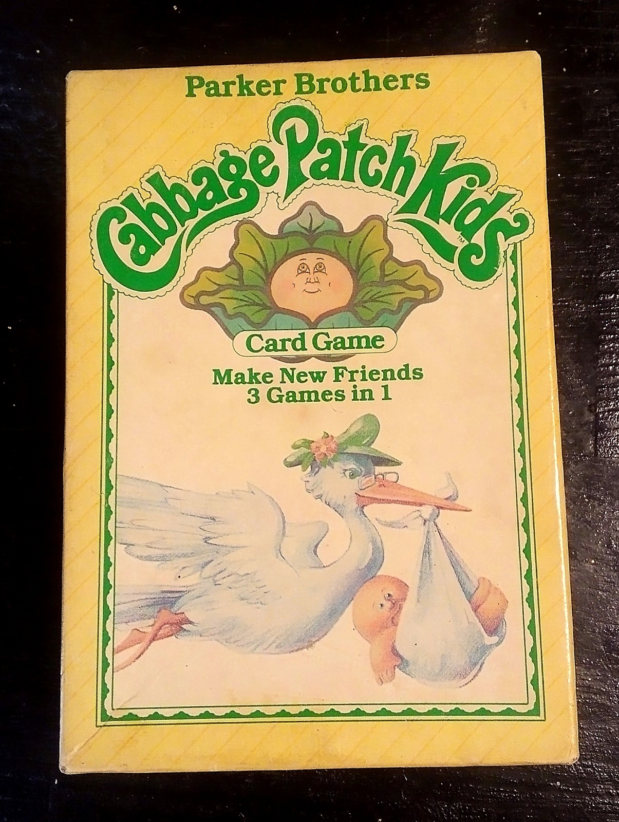 Vintage collectable cabbage patch card games