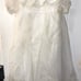 Vintage 1960s Baptism Dress w/ Cape White Lace Christening Formal Baby Infant